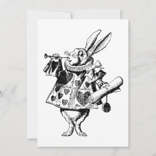White Rabbit Herald Inked Black