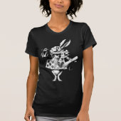 White Rabbit Herald Inked Black T-shirt (Voorkant)
