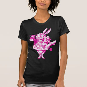 White Rabbit Herald Inked Pink T-shirt