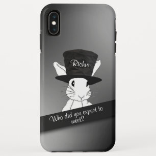 White Rabbit in Personalized Top Hat Case-Mate iPhone Case
