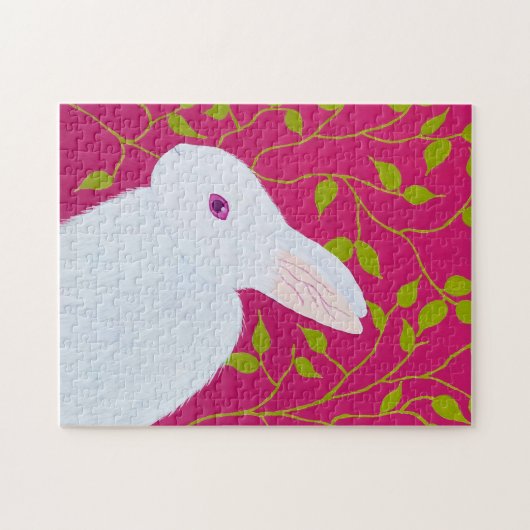 white rabbit legpuzzel (Horizontaal)