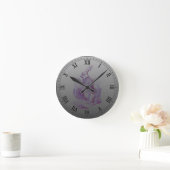 White Rabbit Letterpess Style Ronde Klok (Huis)