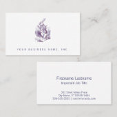 White Rabbit Letterpess Style Visitekaartje (Voorkant / Achterkant)