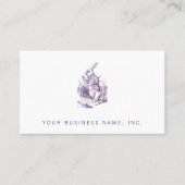 White Rabbit Letterpess Style Visitekaartje (Voorkant)