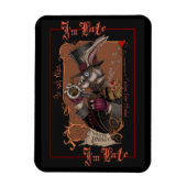 White Rabbit Magnet Magneet (Verticaal)