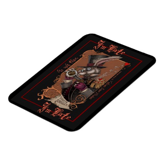 White Rabbit Magnet Magneet (Linkerzijde)