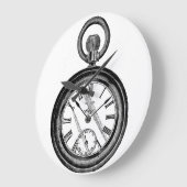 White Rabbit Pocket Watch Clock Grote Klok (Hoek)