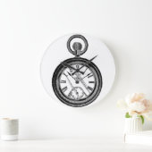 White Rabbit Pocket Watch Clock Grote Klok (Huis)