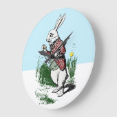 White Rabbit Pocketwatch Clock Alice in Wonderland Grote Klok (Hoek)