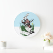 White Rabbit Pocketwatch Clock Alice in Wonderland Grote Klok (Huis)