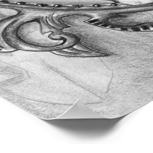 White Rabbit Poster Alice in Wonderland Poster (Hoek)