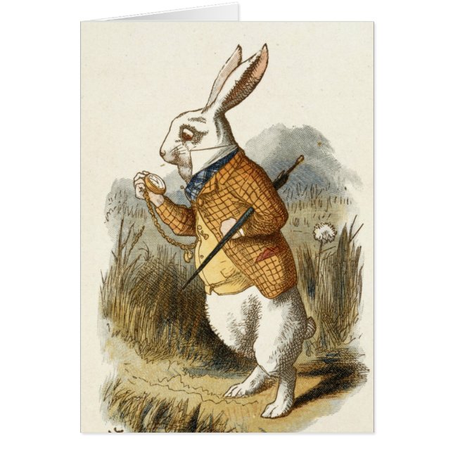 White Rabbit Print van Alice in Wonderland (Voorkant)