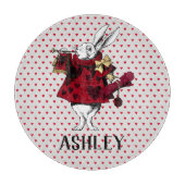 White Rabbit Queens Garb Persoonlijk Snijplank (Voorkant)