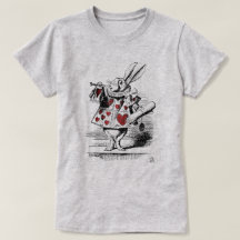 White Rabbit Red Heart Alice in Wonderland 