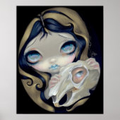 White Rabbit Resurrected ART PRINT gothic Alice (Voorkant)