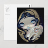 "White Rabbit Resurrected" Briefkaart (Voorkant / Achterkant)