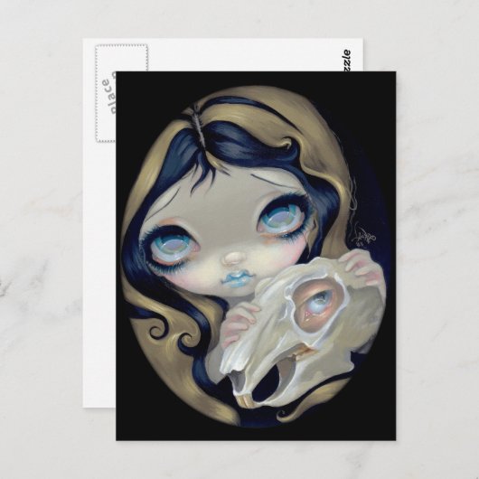 "White Rabbit Resurrected" Briefkaart (Voorkant / Achterkant)