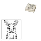 White Rabbit Rubberstempel (Gestempeld)