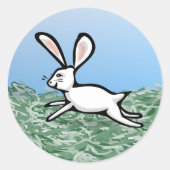 White Rabbit Run Stickers (Voorkant)