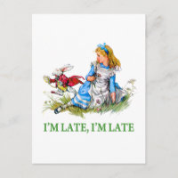 White Rabbit Rushes van Alice, "Ik ben laat, ik be