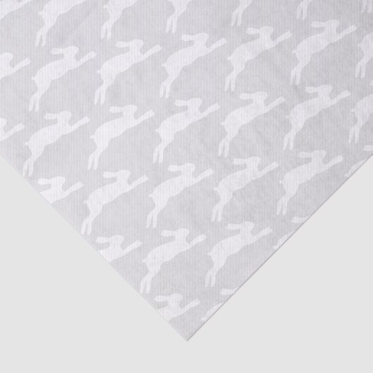 White Rabbit Silhouette Tissuepapier (Detail)