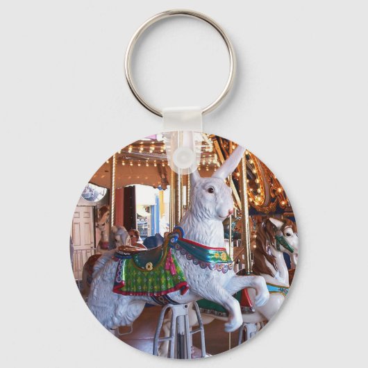 "White Rabbit" Sleutelhanger (Voorkant)