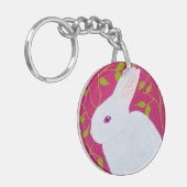 White Rabbit  Sleutelhanger (Voorkant Links)
