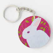 White Rabbit  Sleutelhanger (Voorkant)