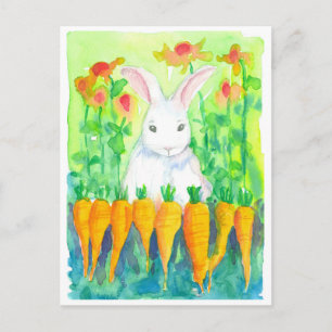 White Rabbit Spring Garden Briefkaart