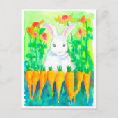 White Rabbit Spring Garden Briefkaart (Voorkant)