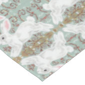 White Rabbit Tablecloth Kerstmis Berry Soft Green Tafelkleed (Gekanteld)