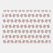 White Rabbit Trumpeter Alice in Wonderland DIY Col Inpakpapier Vel (Voorkant)