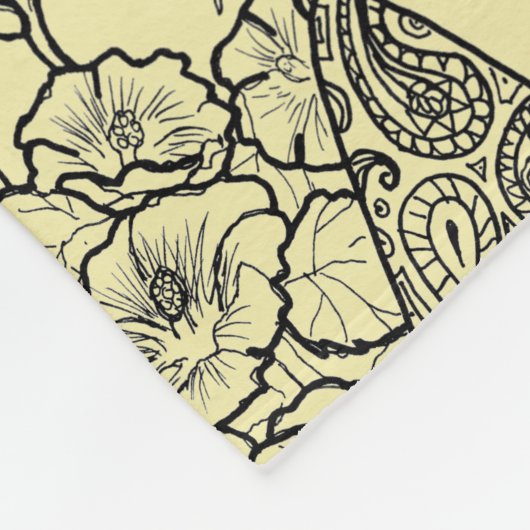 White Rabbit van Alice's avonturen in Wonderland Fleece Deken (Hoek)