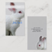 White Rabbit Visitekaartje (Voorkant / Achterkant)
