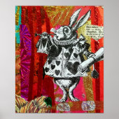 White Rabbit Wall Decor Poster (Voorkant)