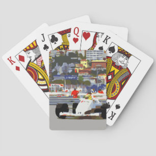 WHITE RACE CAR - City Circuit Speelkaarten