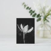 White Rain Lily ATC-fotokaart Visitekaartje (Staand voorkant)