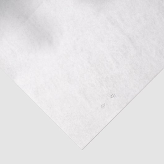 White Ram in zwart en wit Tissuepapier (Detail)