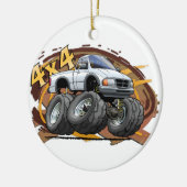 White Ranger Keramisch Ornament (Links)