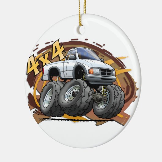 White Ranger Keramisch Ornament (Links)