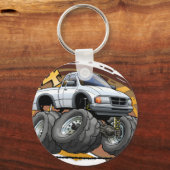 White Ranger Sleutelhanger (Voorkant)