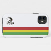 White Rasta Stripe Iphone 5 Hoesje (Achterkant (horizontaal))