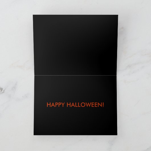 WHITE RAT HALLOWEEN Card Kaart (Binnen)