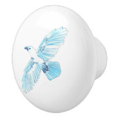 White Raven Keramische Knop (Rechts)