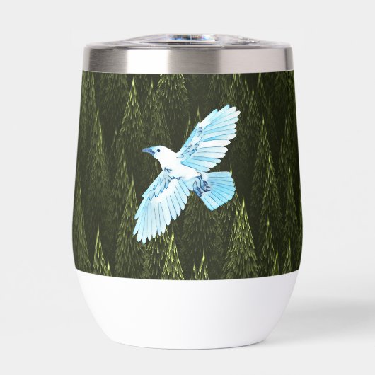 White Raven on Fractal Conifers (Voorkant)