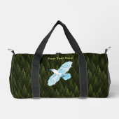 White Raven on Fractal Conifers Plunjezak (Voorkant)