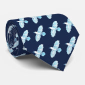 White Raven Stropdas (Opgerold)