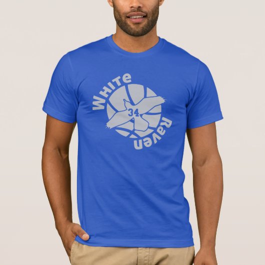 White Raven T-shirt (Voorkant)