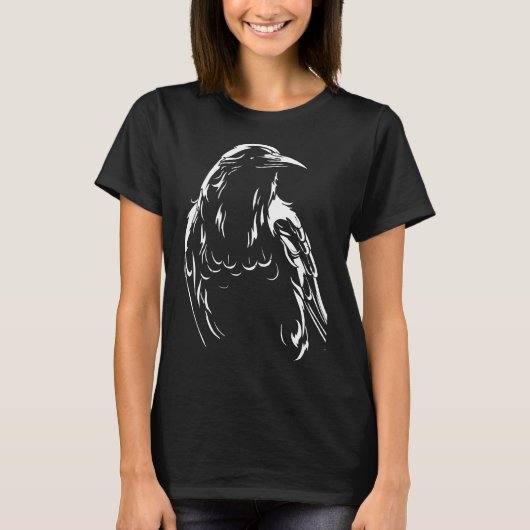 White raven t-shirt (Voorkant)