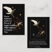 White Raven Visitekaartje (Voorkant / Achterkant)